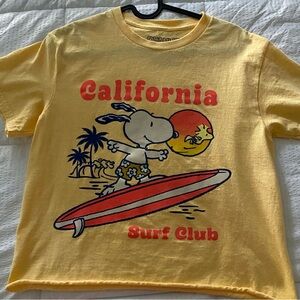 Peanuts Snoopy Surfer California T-shirt